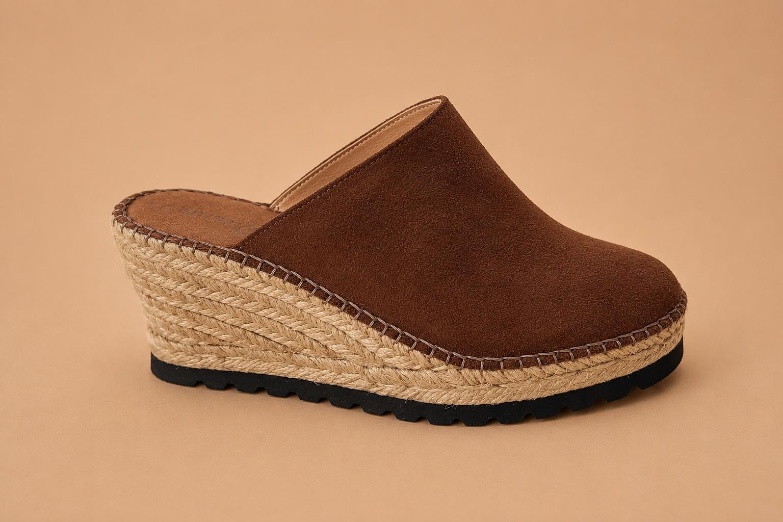Mules de Cuña de Esparto con Pala Cerrada | 3 Colores