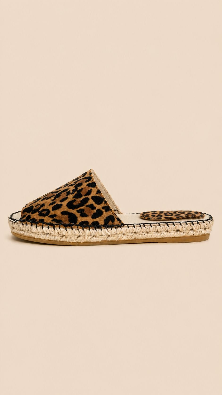 Espadrille- Sandalias Estampado Leopardo | Suela de Esparto Artesanal