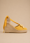 Espadrilles de Cuña Artesanales con Lazo al Tobillo