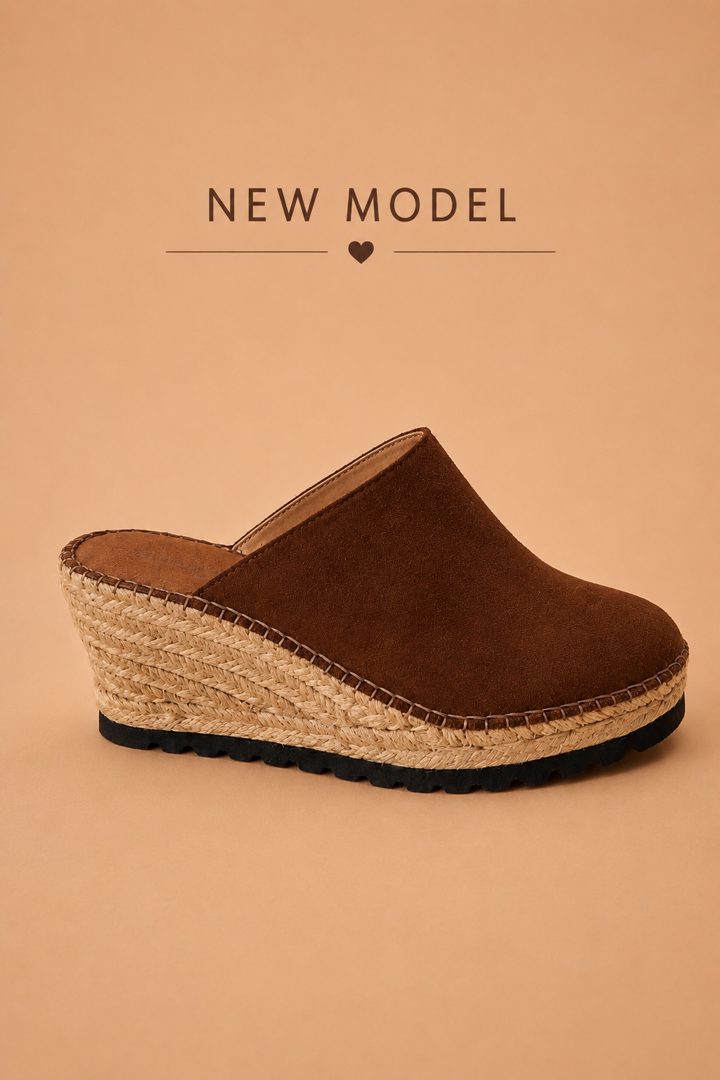 Mules de Cuña de Esparto con Pala Cerrada | 3 Colores