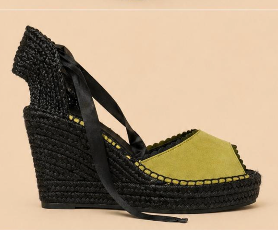 Espadrilles de Cuña 8 cm Fingers in the air con Lazo de Raso | 6 Colores
