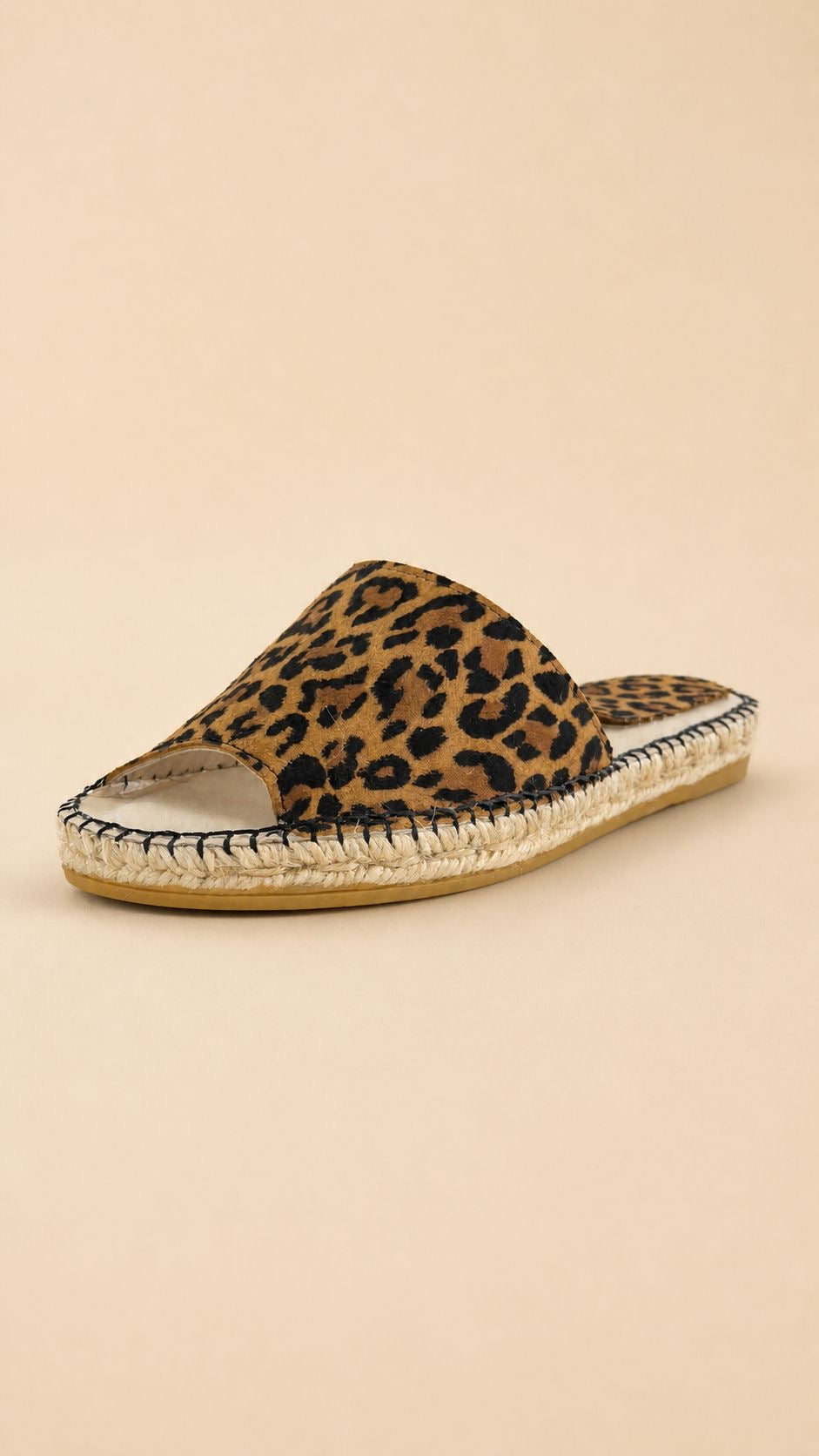 Espadrille- Sandalias Estampado Leopardo | Suela de Esparto Artesanal